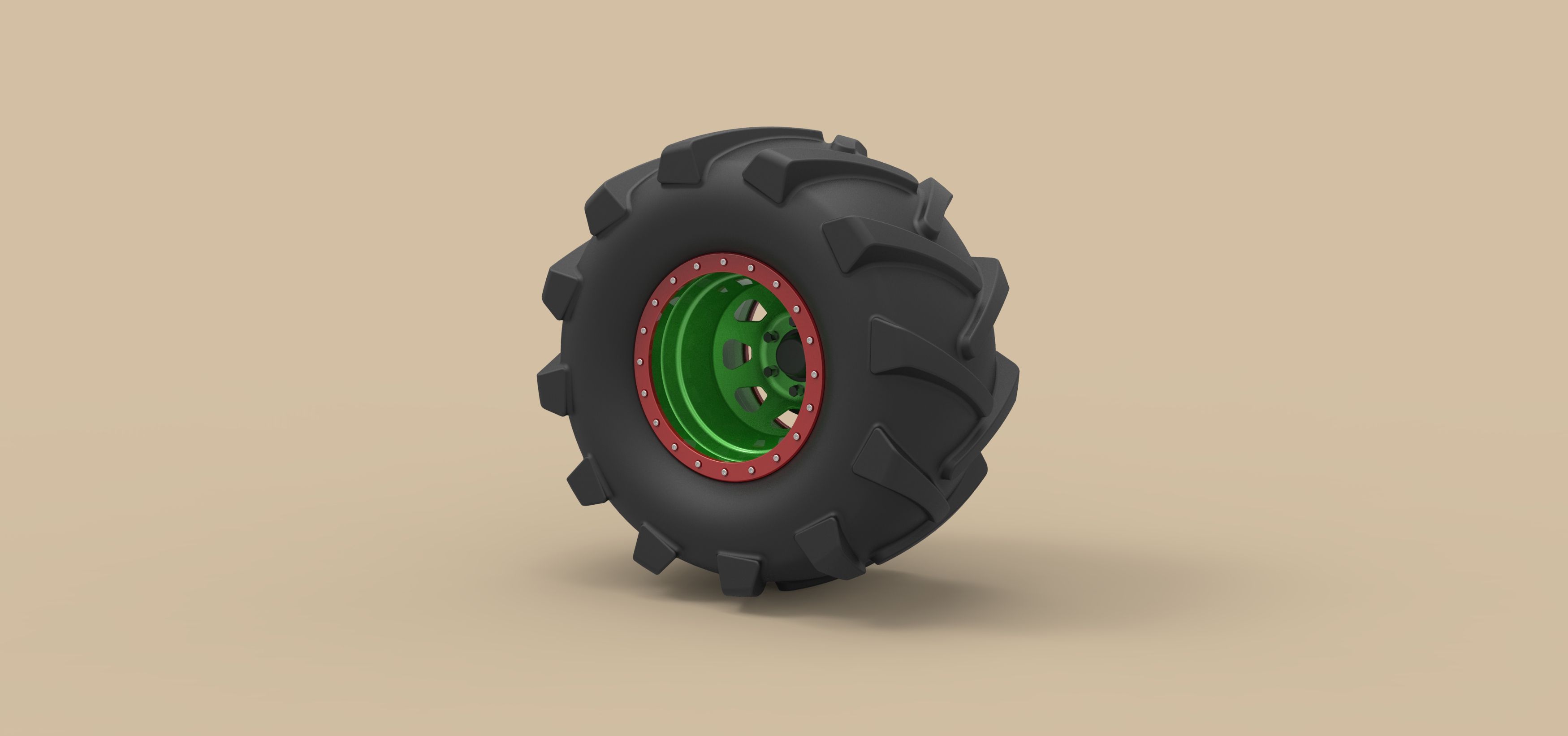 Offroad wheel 21 3d model