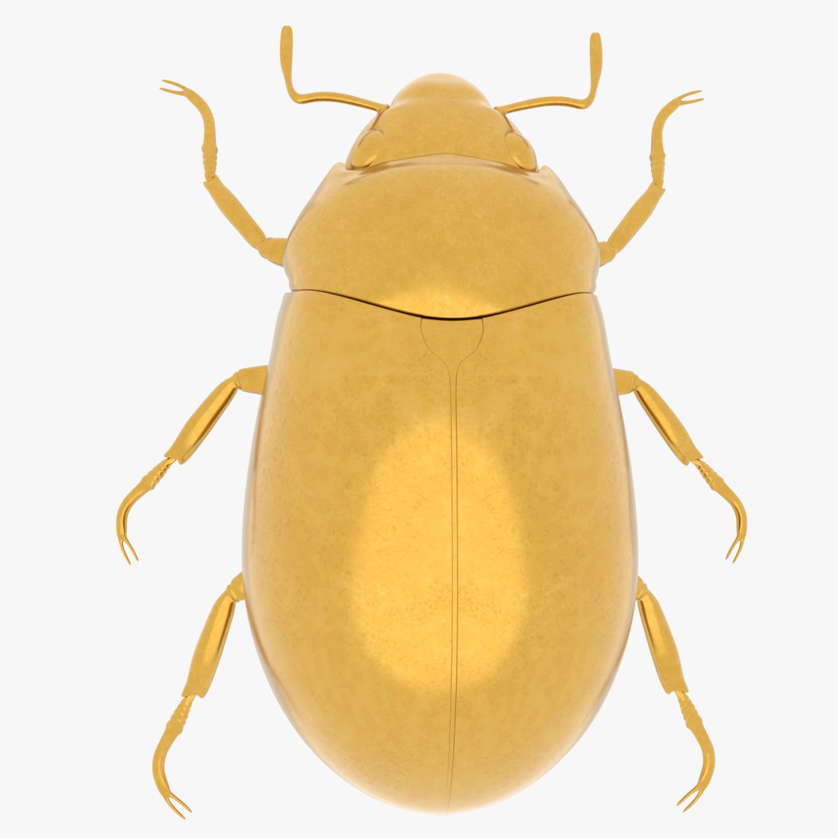 Gold Scarab Beetle 3d model