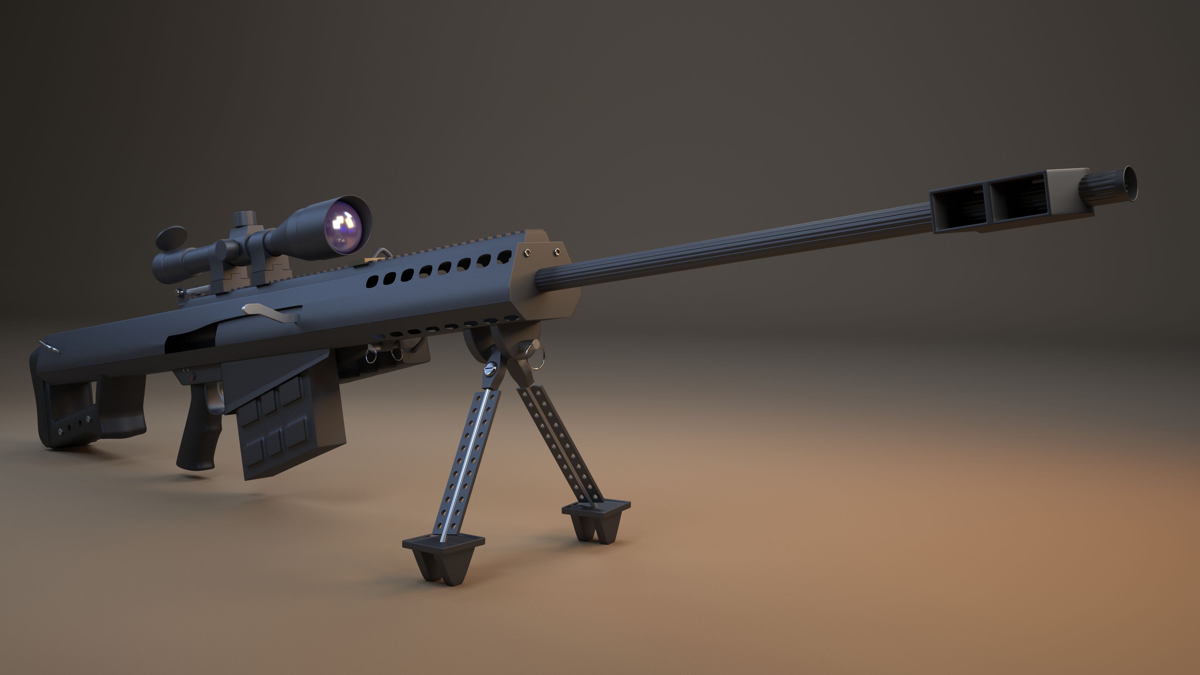 Barret Cal.50 3d model