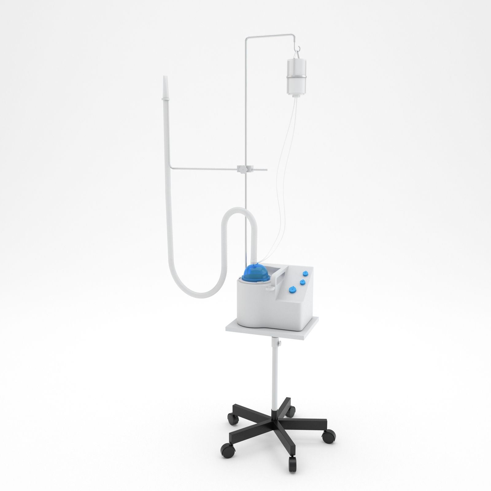 Médico - inhalador royalty-free modelo 3d - Preview no. 2