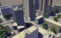 City block 3d model