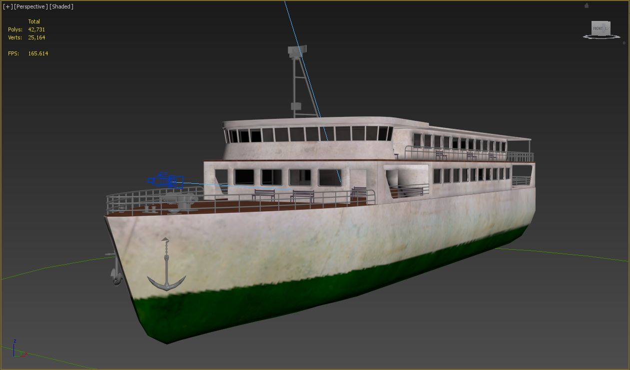 Schiff royalty-free 3d model - Preview no. 4