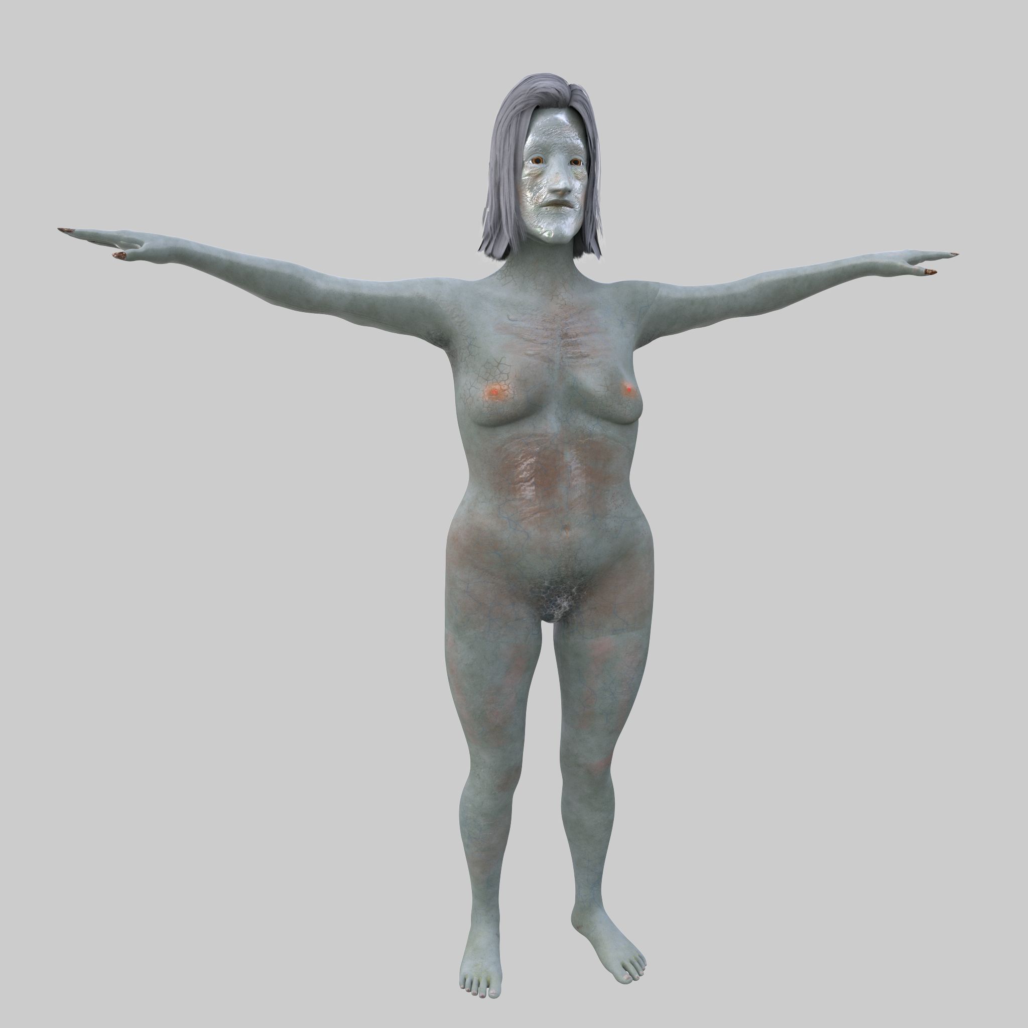 Modello 3D strega royalty-free 3d model - Preview no. 4