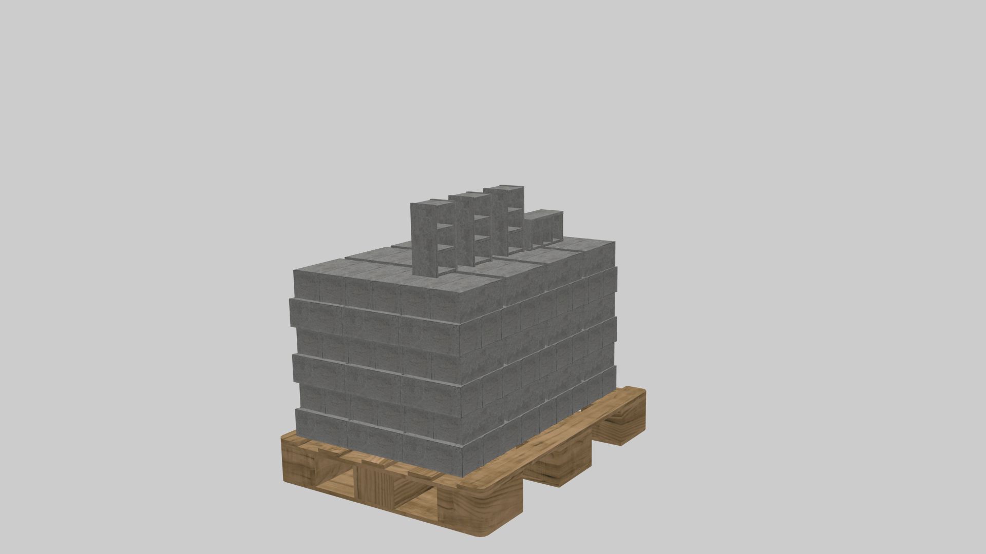 Pallet Architecture 3d model