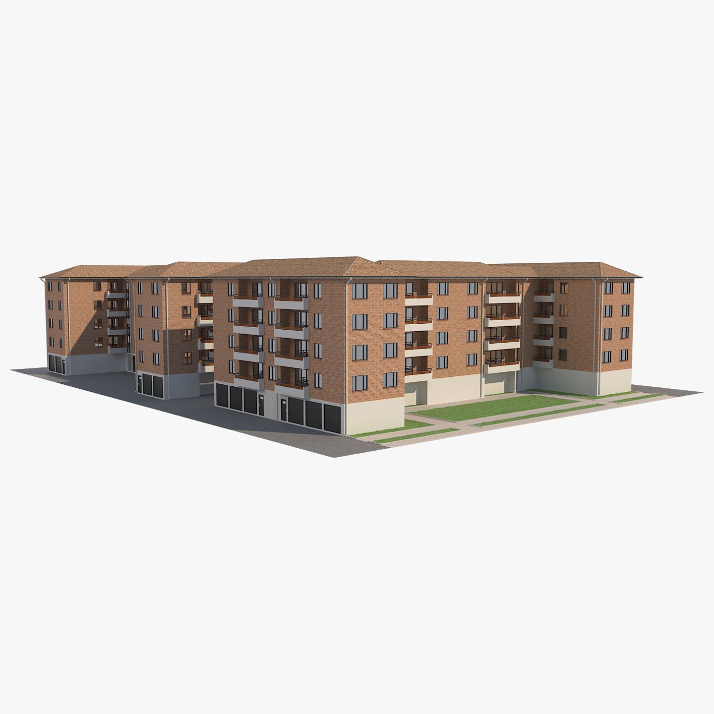 Apartmanlar Block_1 3d model