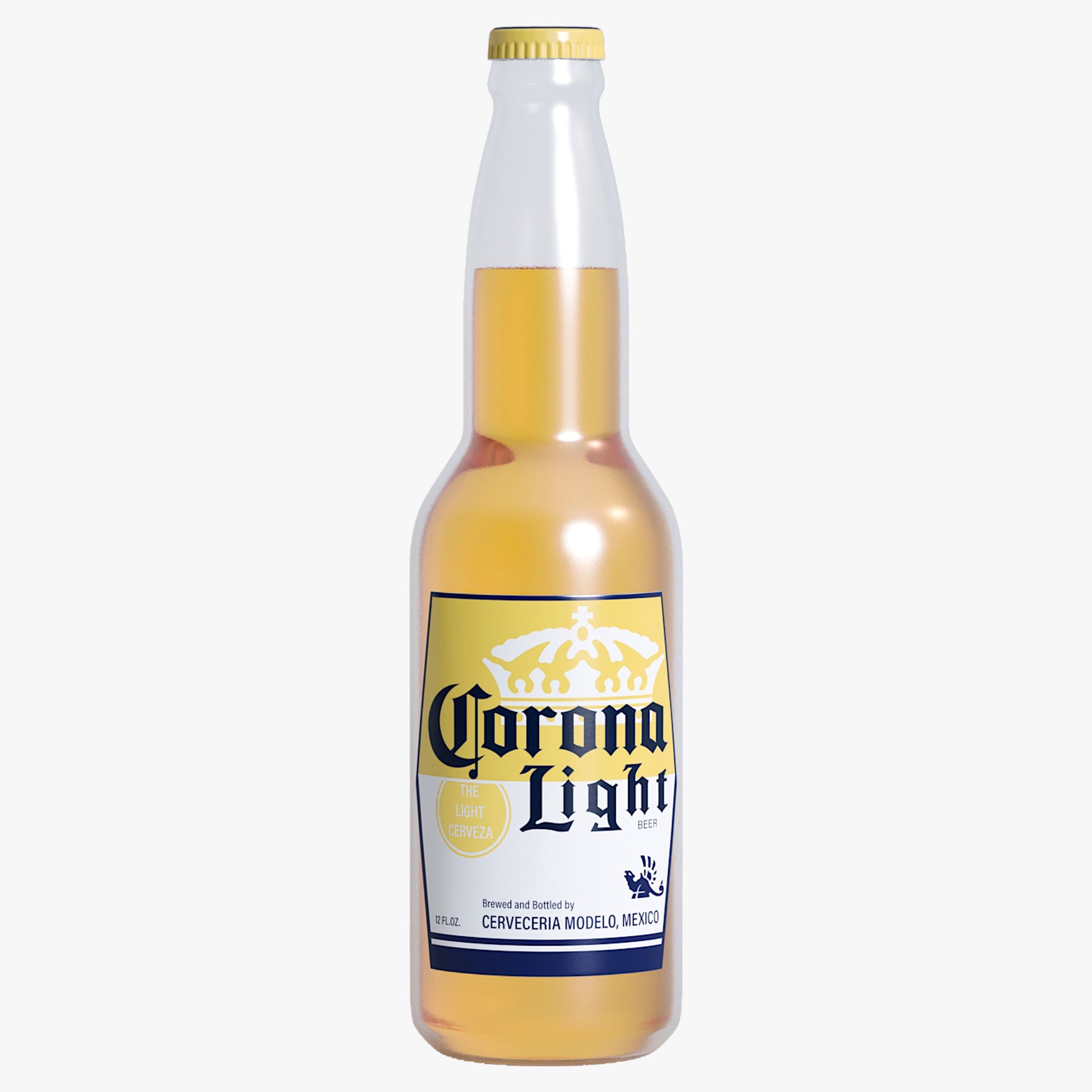 Corona Light Beer 3d model