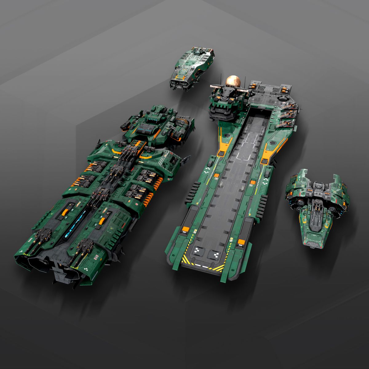 Набор флота SF Federation03 3d model