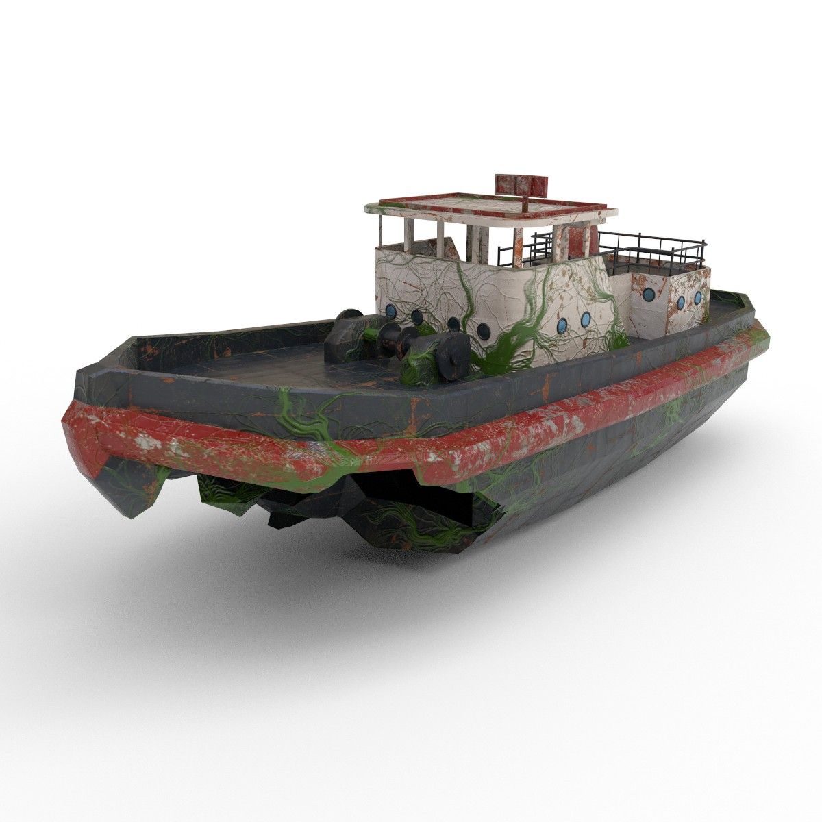 Boat Wreck 3d model