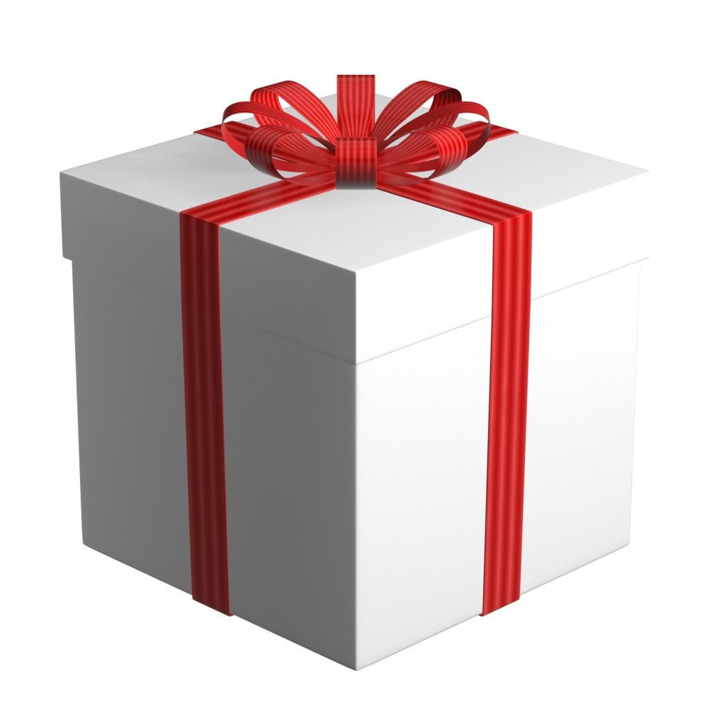 Gift Box With Bow 3d model