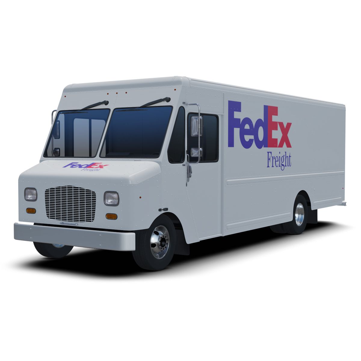 Фургон с доставкой FedEx 3d model