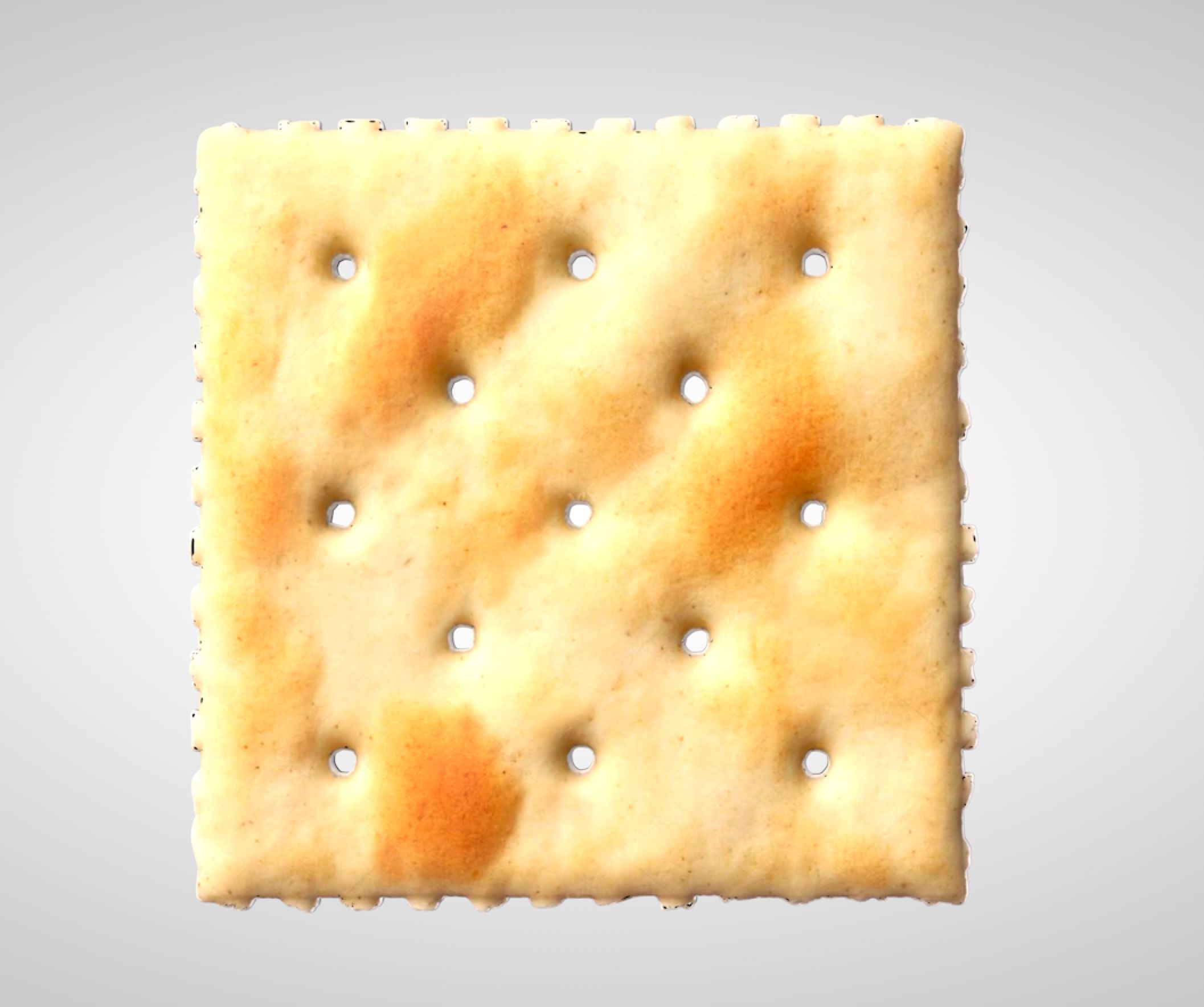 saltine cracker 3d model