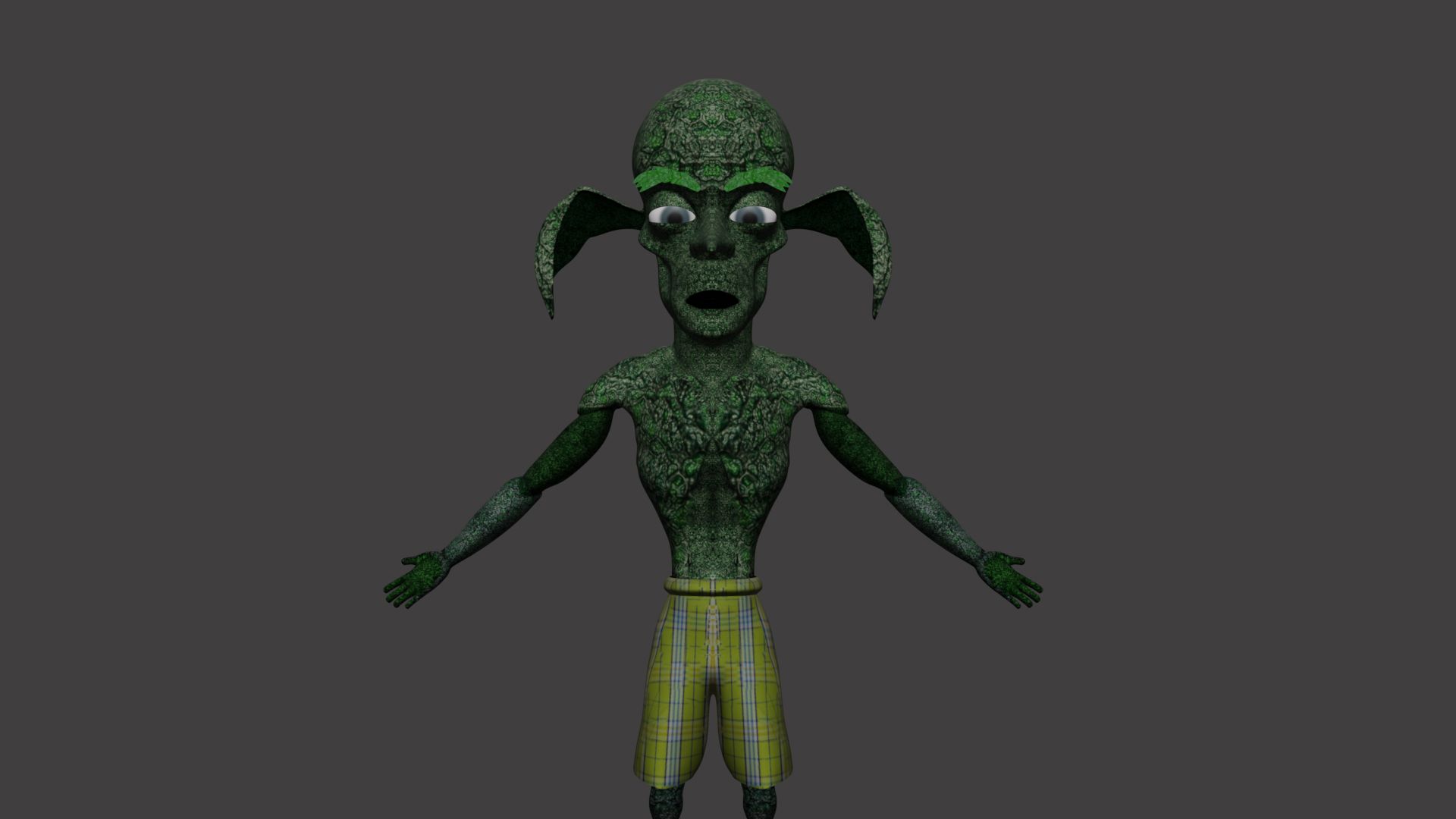 personaggio alieno 3d model