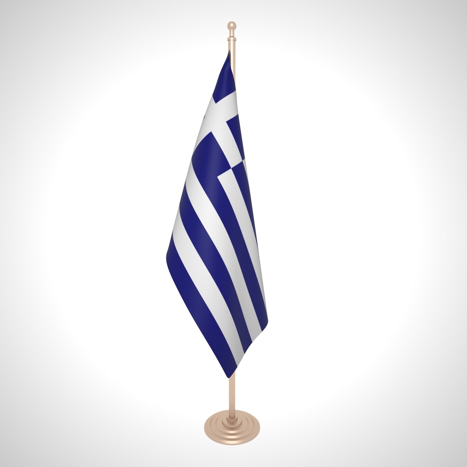 Greece Flag 3d model