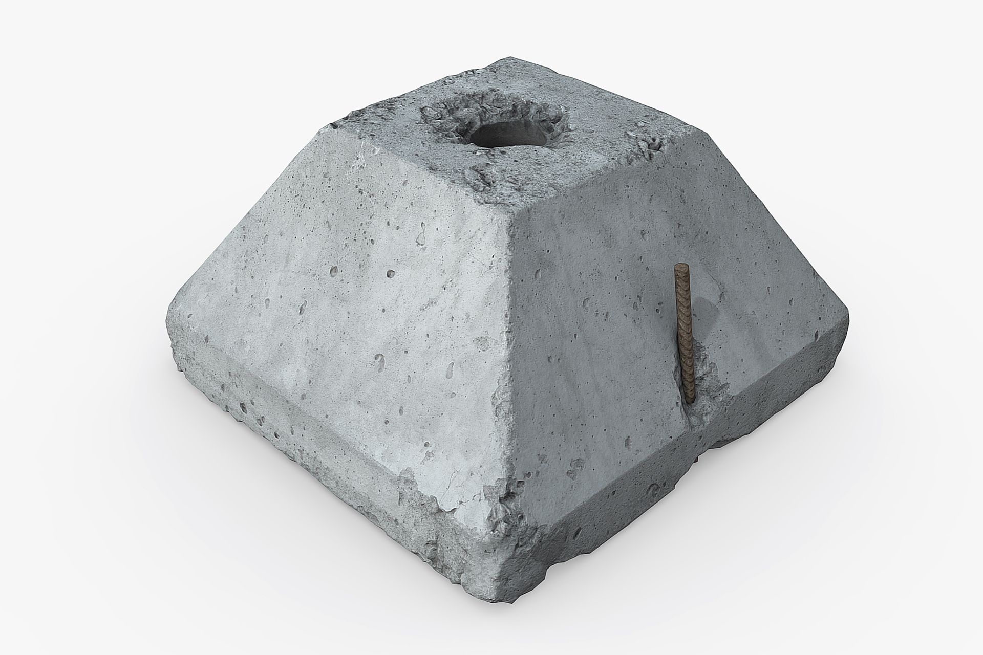 Concrete Block 3d model