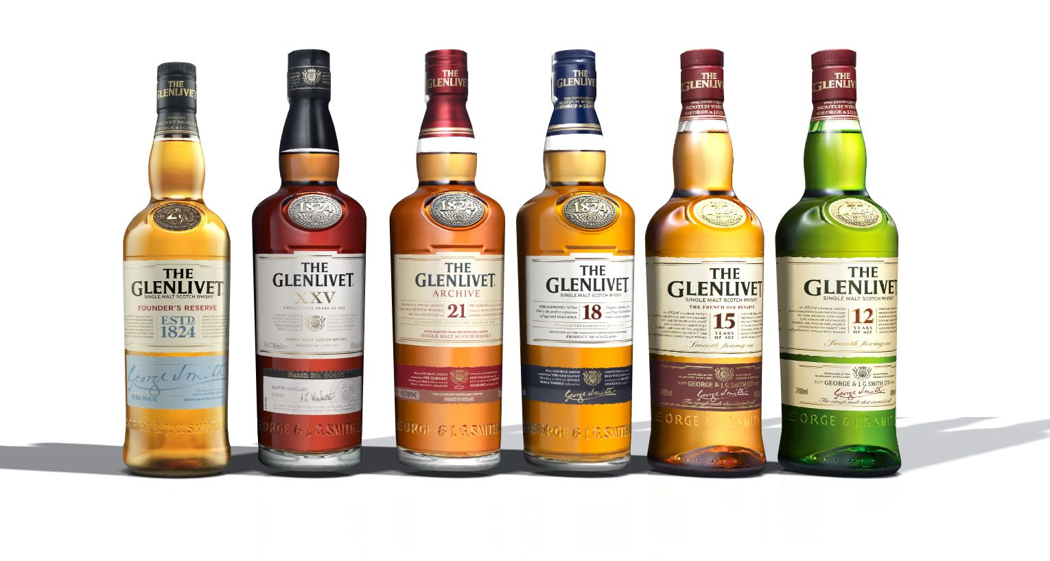 Botellas Glenlivet modelo 3d