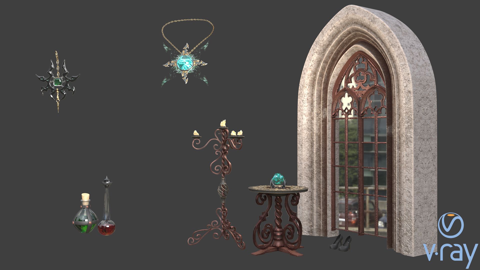 Collezione Fantasy royalty-free 3d model - Preview no. 25