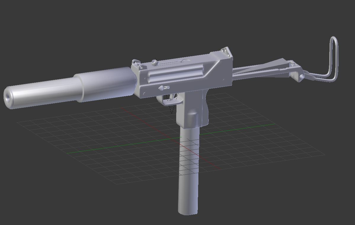 Mac 10 royalty-free 3d model - Preview no. 9