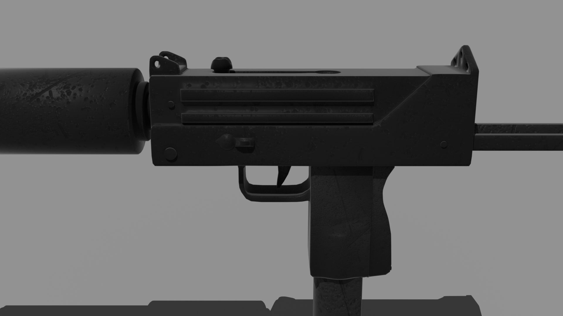 Mac 10 royalty-free 3d model - Preview no. 8