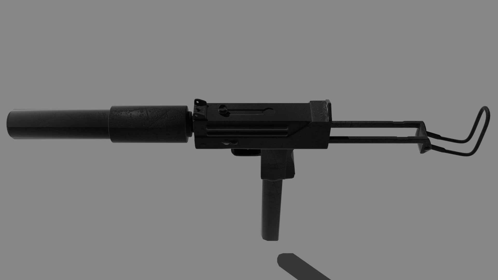 Mac 10 royalty-free 3d model - Preview no. 5