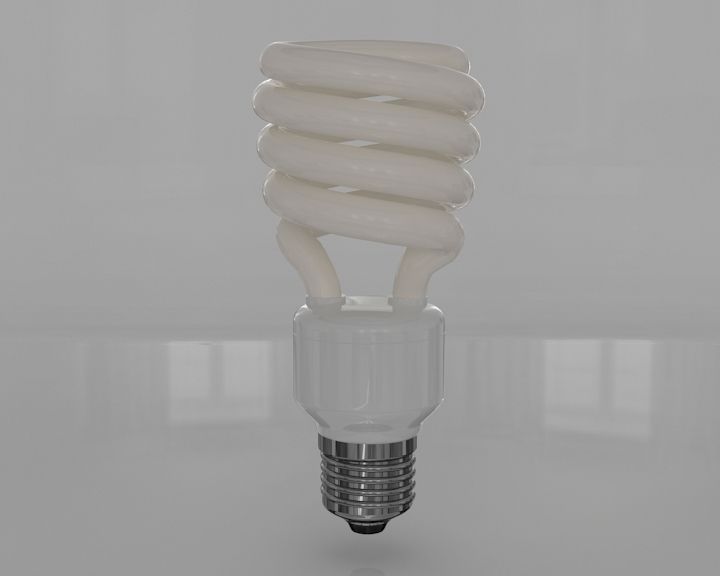 LED Bulb 3d model