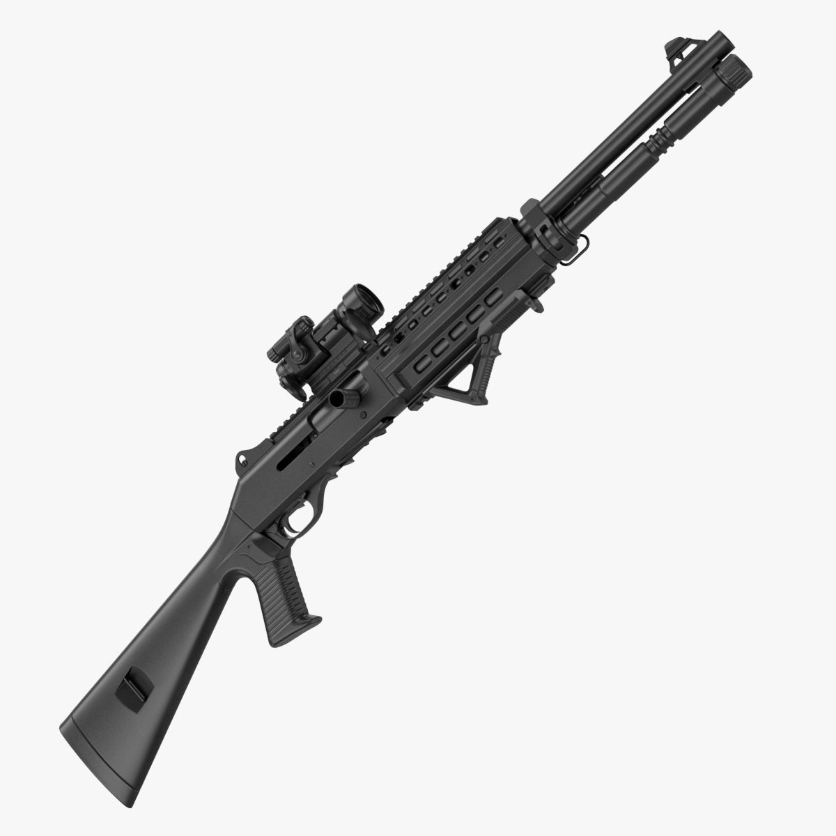 Benelli M1014 Upgraded No Materials 3d model