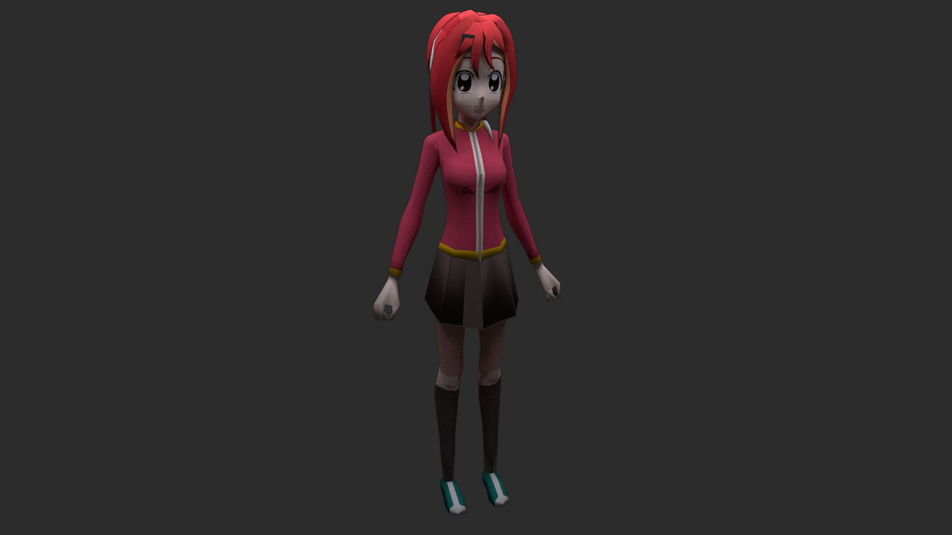 Personaggio anime 3d model