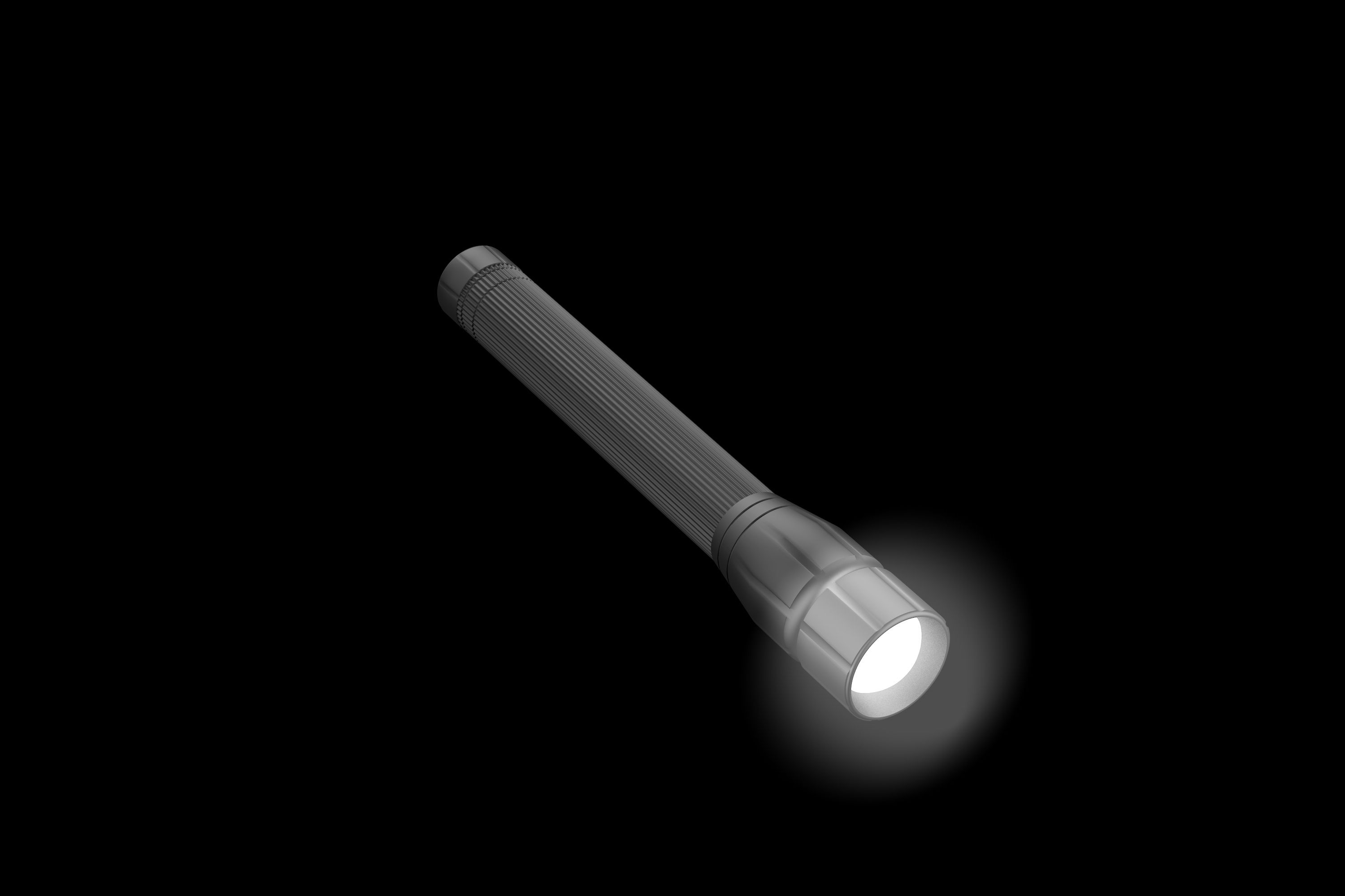 flashlight 3d model