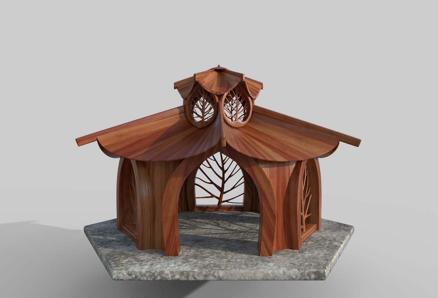 Elvin Gazebo 3d model