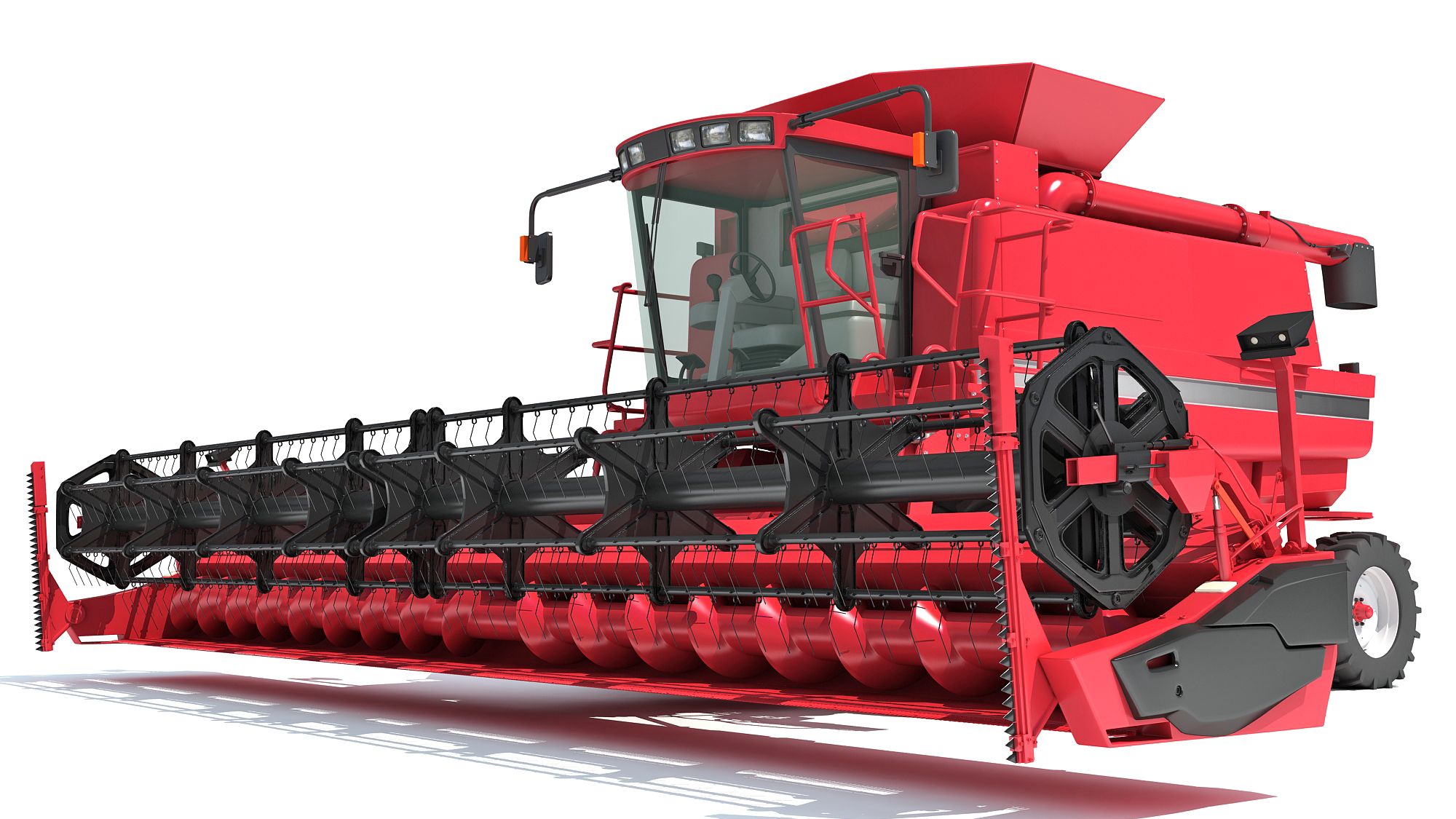 Combine Harvester 3d model