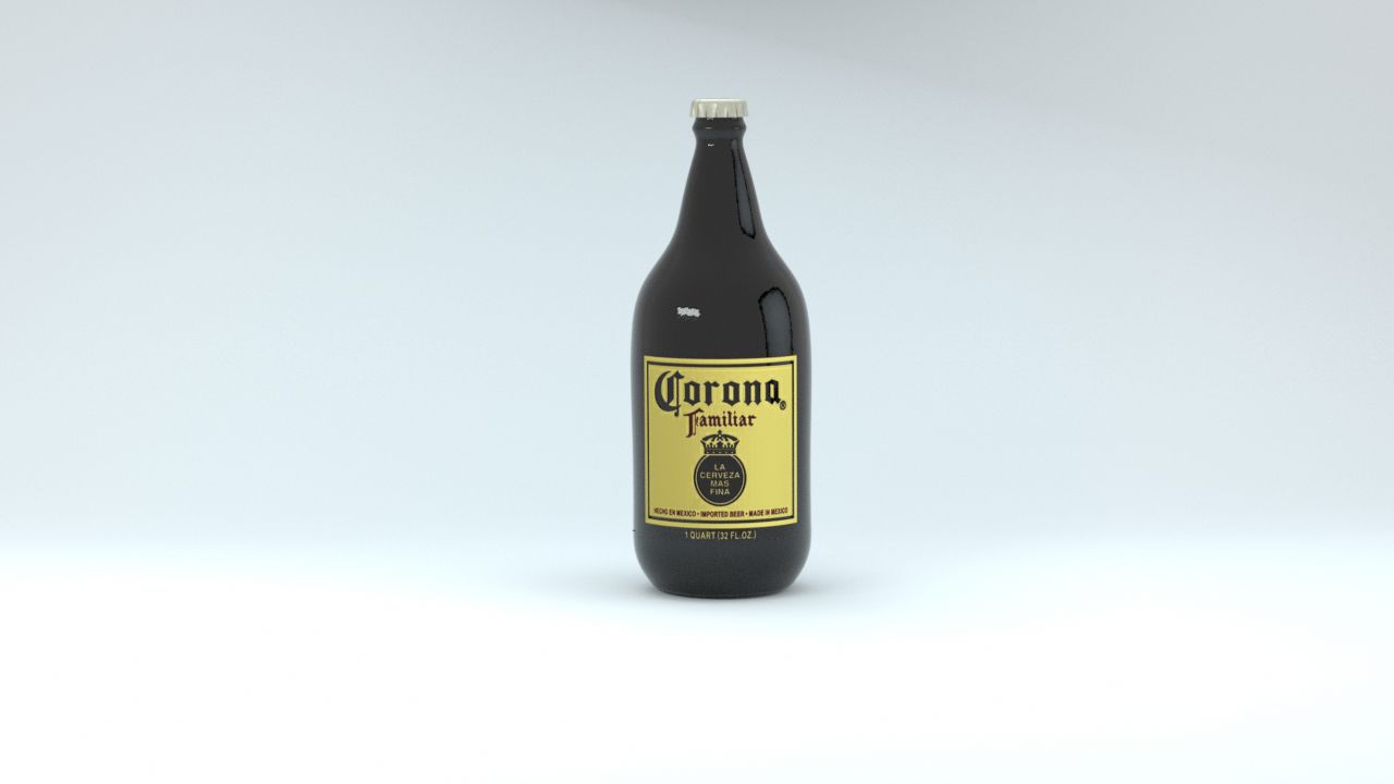 Corona beer 3d model