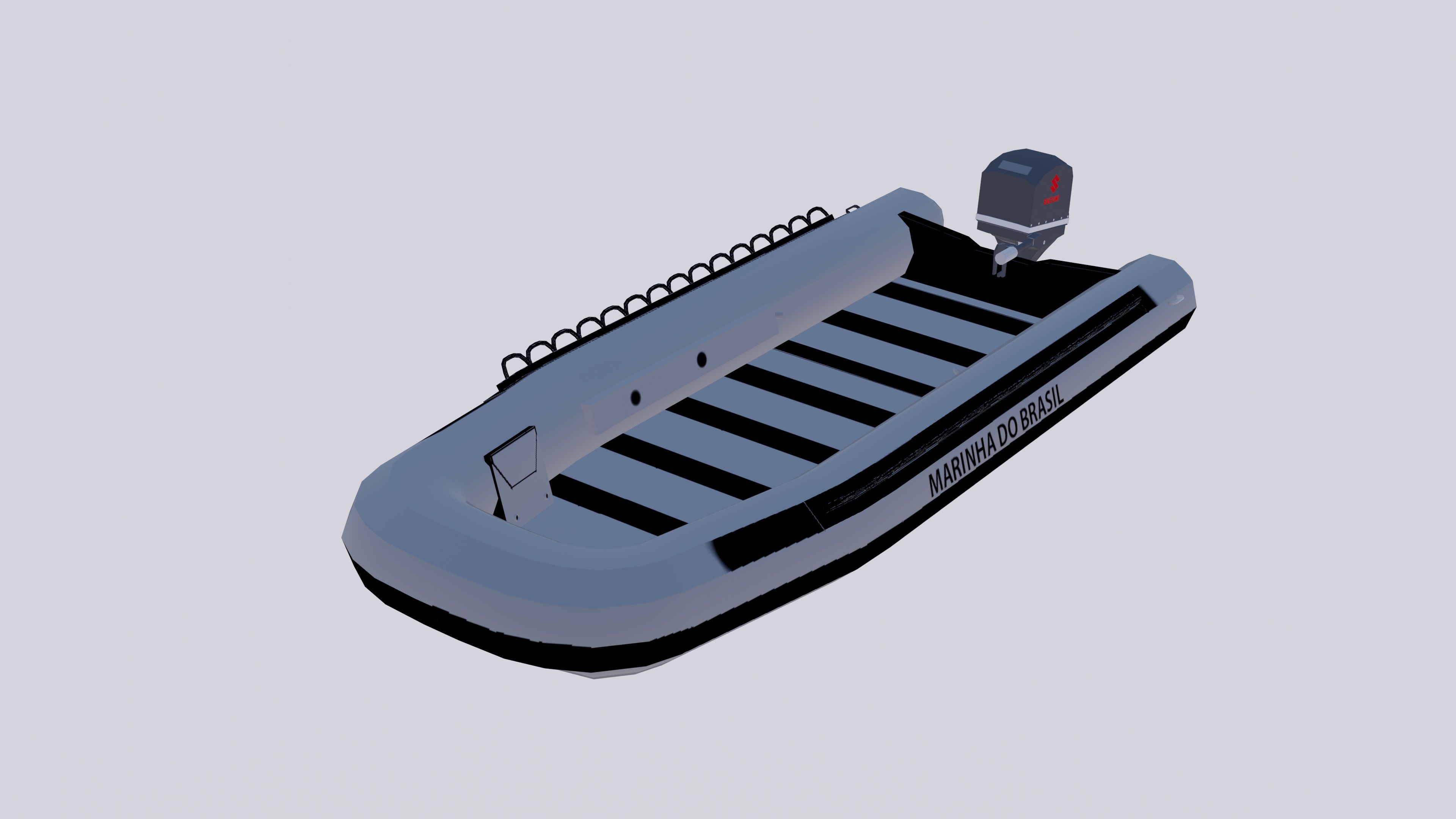 Лодка бразильский военно-морской флот 3d model