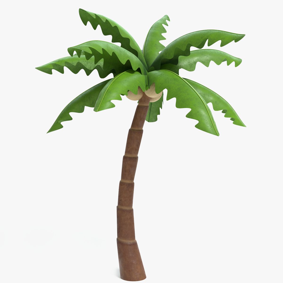 Cartoon Palm Tree 3d model