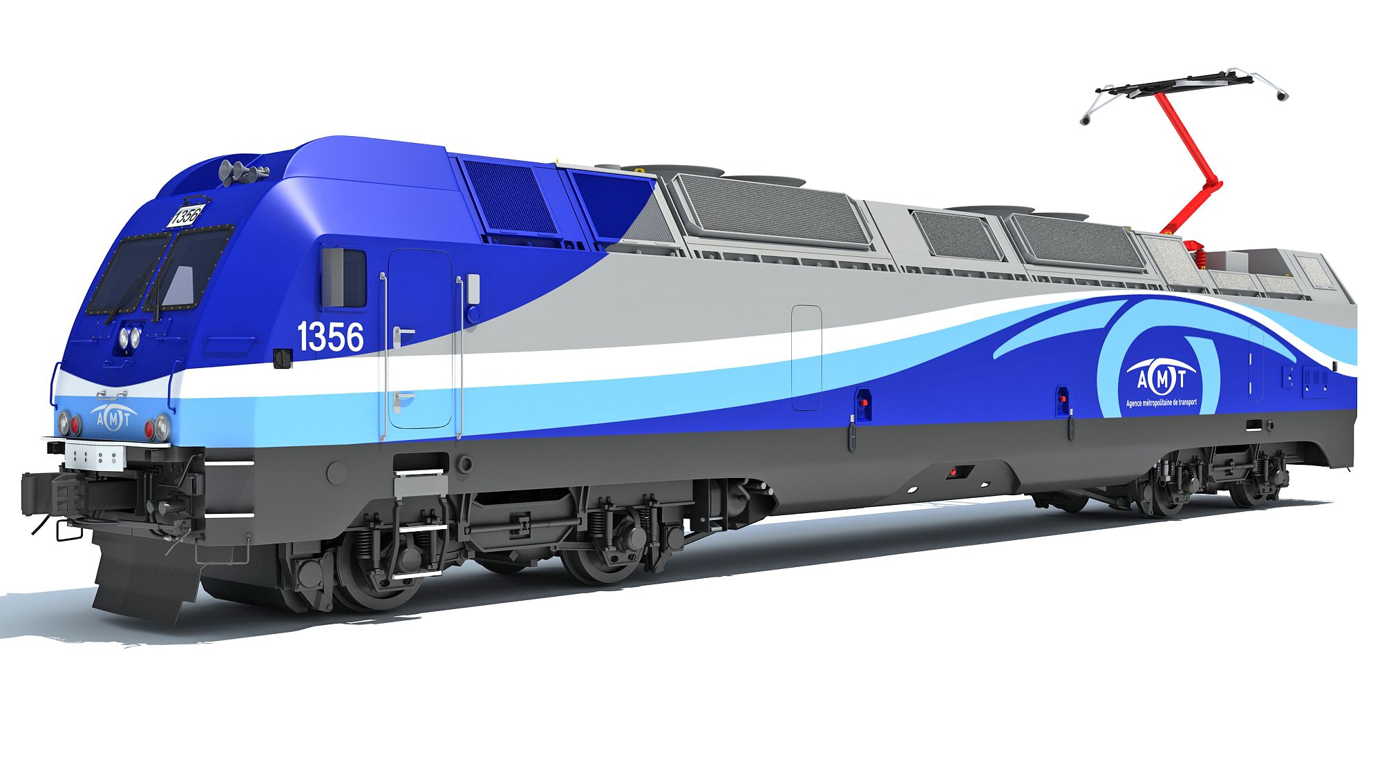 Exo ALP-45DP Lokomotif Tren 3d model