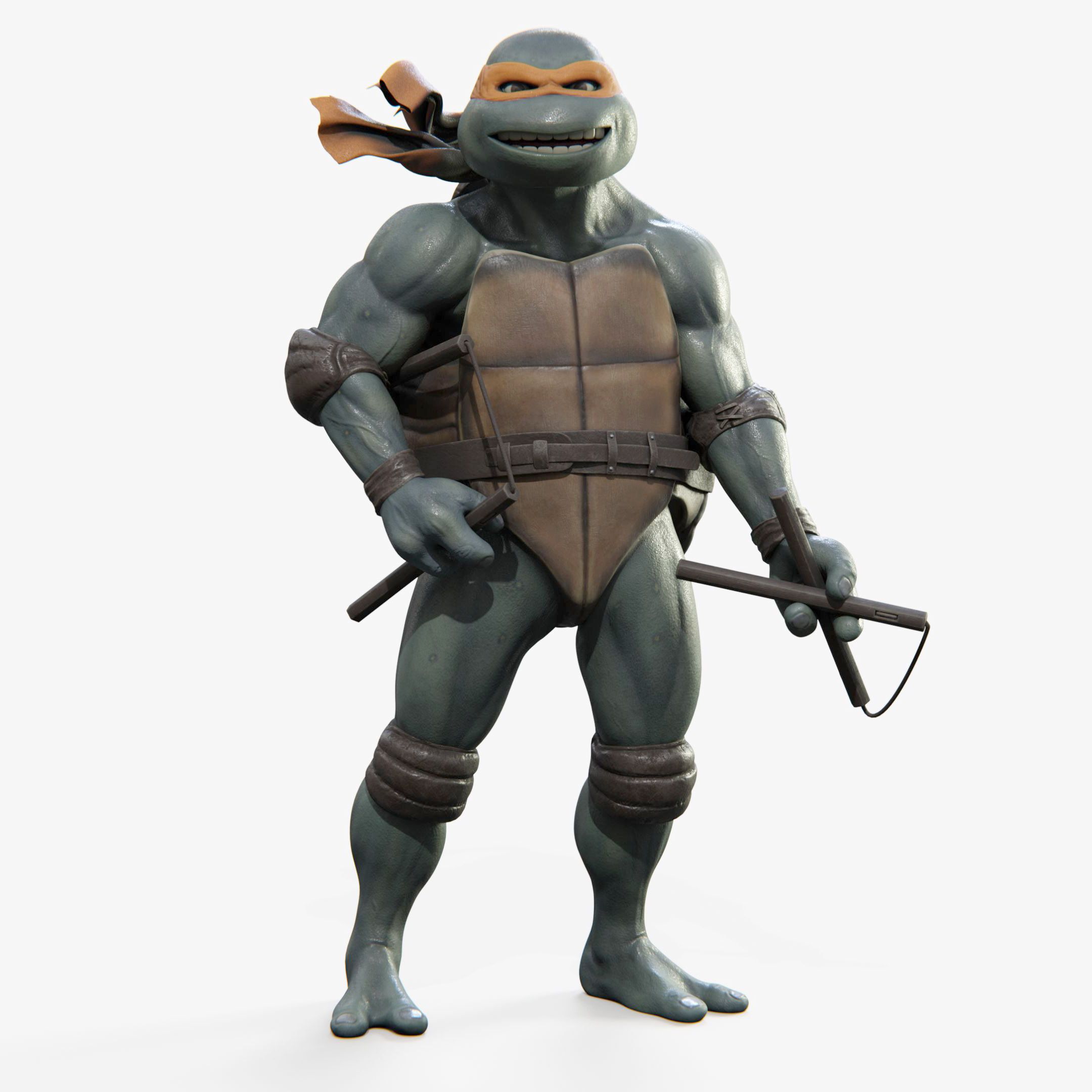 Leonardo Tortuga Ninja Teenage Mutant Modelo 3D $199 - .blend .fbx .obj ...