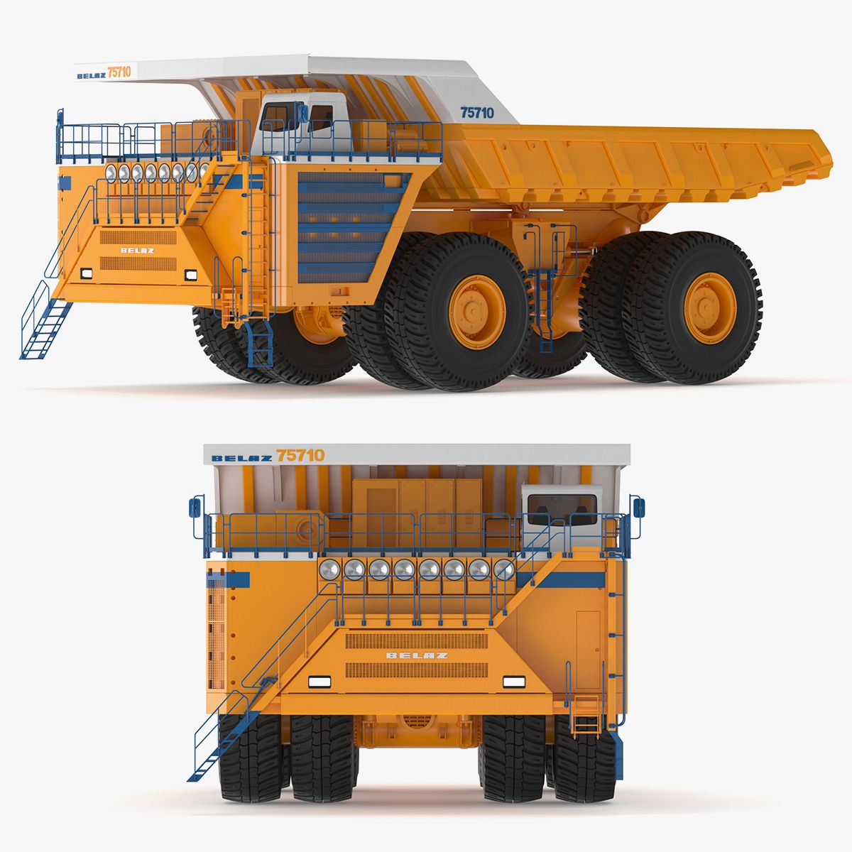 Belaz 75710 3d model