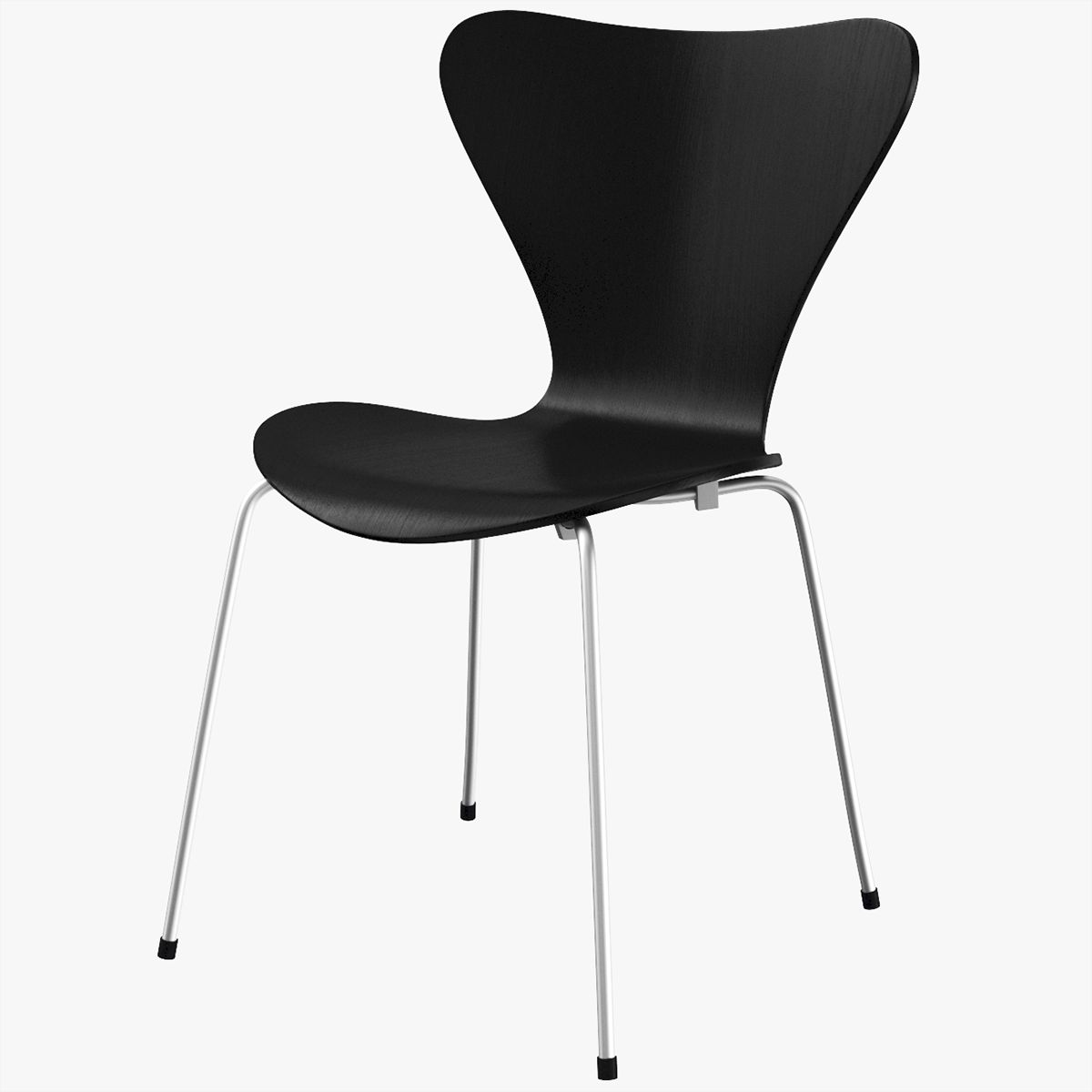 Silla Serie 7 de Arne Jacobsen modelo 3d