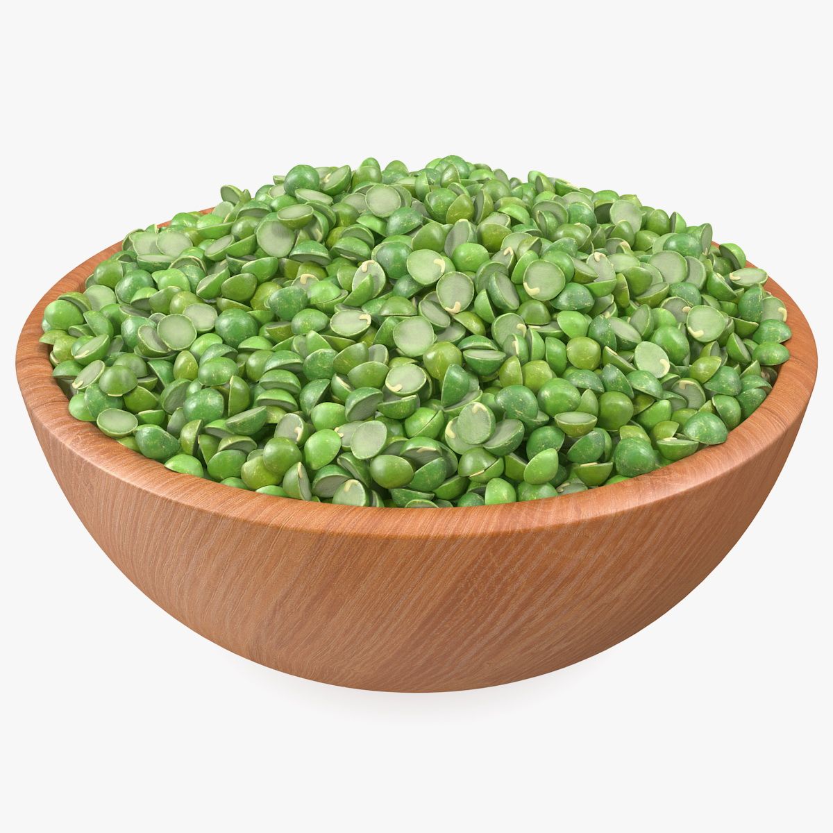 Full Bowl of Split Pea 3d model