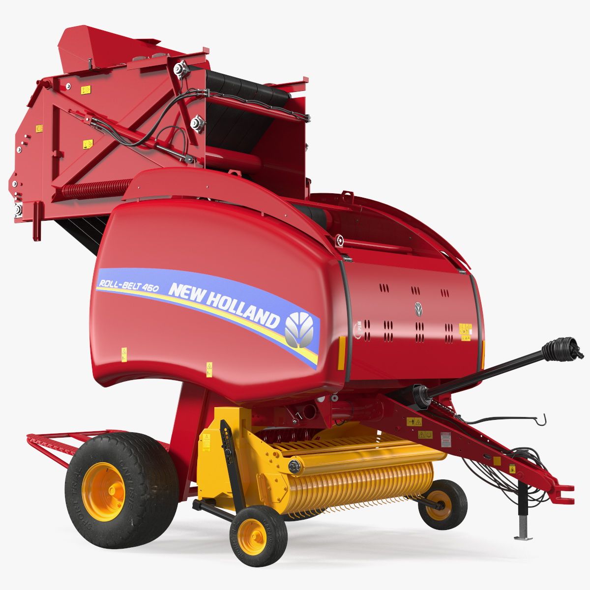 New Holland Roll Belt 460 Rigged 3d model