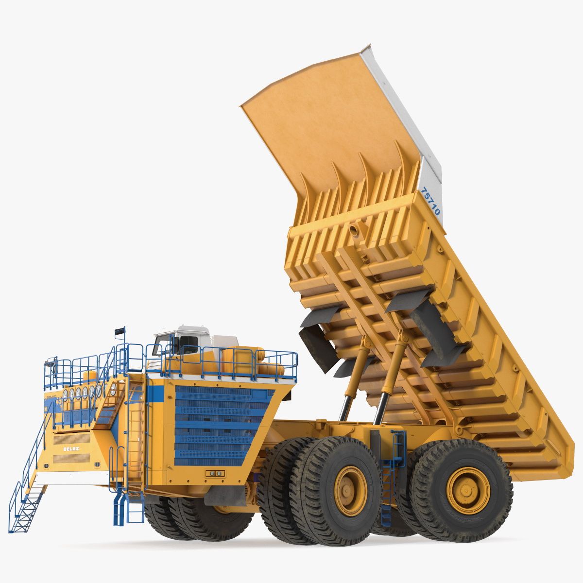 Belaz 75710 Raised Bed New 3d model