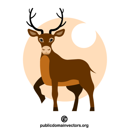 Deer vector