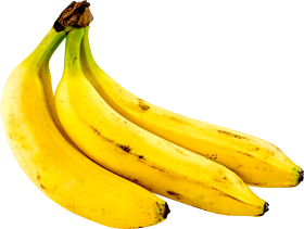 Three Bananas PNG