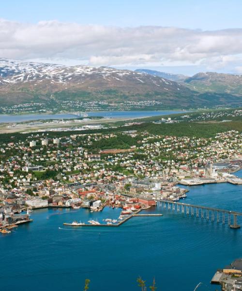 Linna Tromsø kaunis vaade