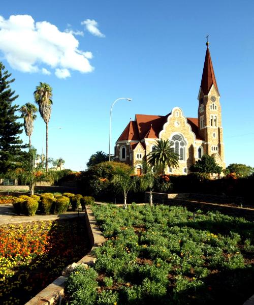 Ein schöner Blick auf Windhoek