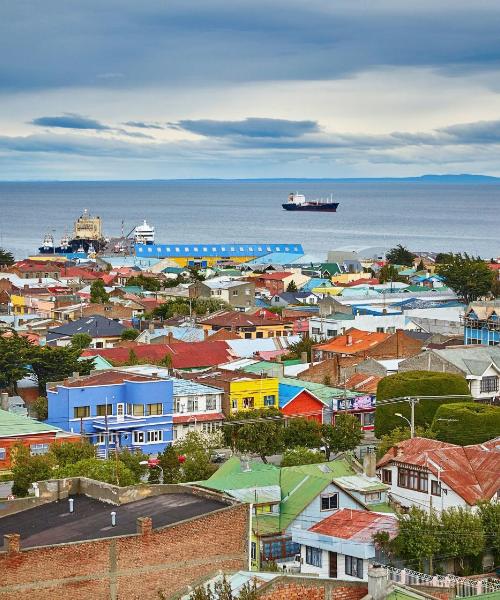 Krásny pohľad na mesto Punta Arenas