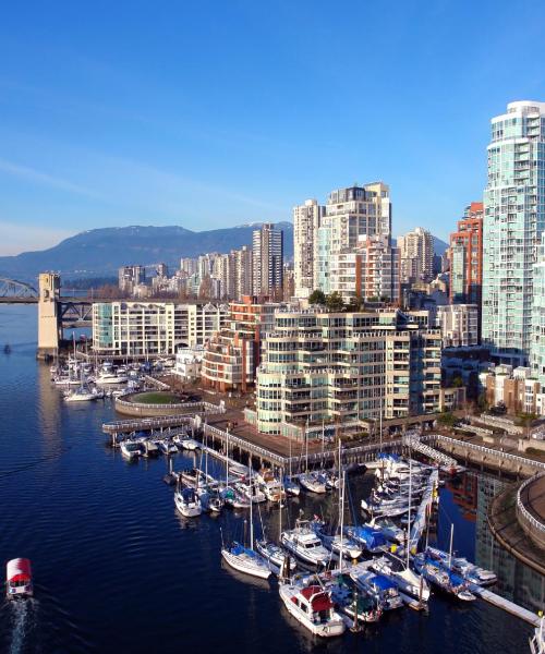 A beautiful view of Vancouver – city popular among our users.