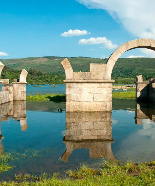 Kaunis näkymä kaupunkiin Ourense