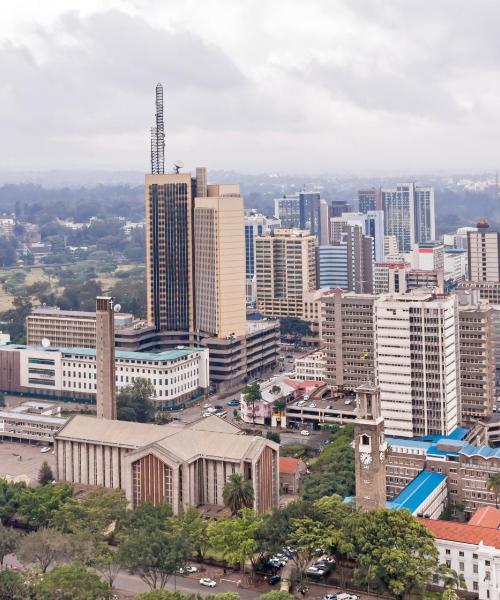 A beautiful view of Nairobi