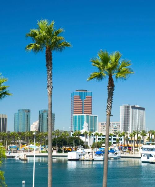 Una bellissima vista di Long Beach, dove l'aeroporto principale è Aeroporto di Long Beach