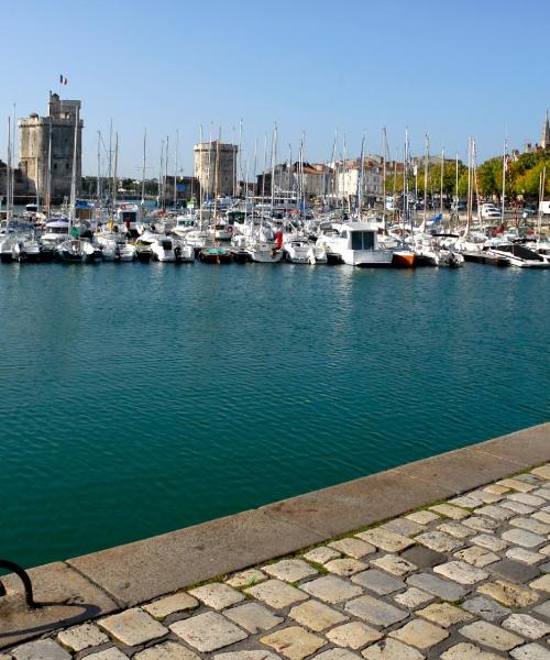 La Rochelle şehrinden güzel bir manzara