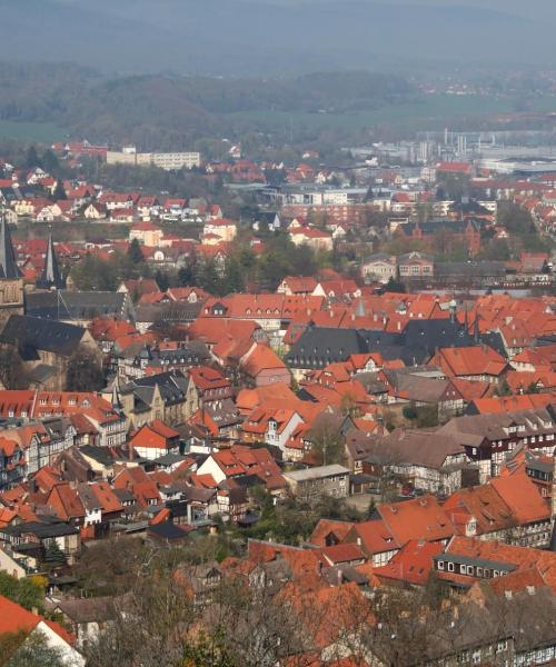 Ein schöner Blick auf Wernigerode